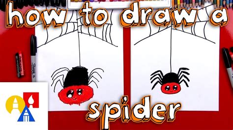 spider Art Drawing For Kids