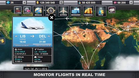 Teaser tycoon game Airlines-Manager (iPhone, iPad and Android) : manage your own airline - YouTube