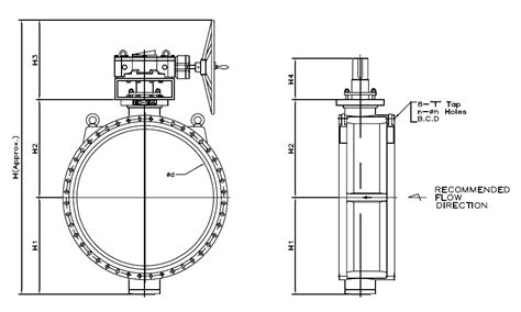 butterfly valve dimensions pdf Butterfly wafer actuator dn150 supplier ...