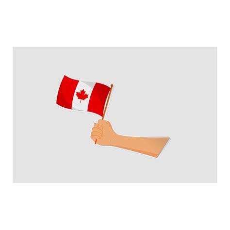 Canada Flag Style 3 Sticker - DecalsHouse