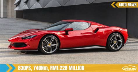 Ferrari 296 GTB Launched In Malaysia - 830PS Supercar-PHEV - Auto News | Carlist.my