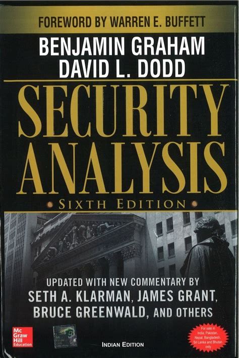 Cheapest copy of Security Analysis, 6/e 6ED by Benjamin; Dodd, David ...