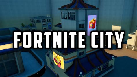 FORTNITE CITY [ w-wolf ] – Fortnite Creative Map Code