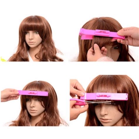 Professional Hair Cutting Guide Level Ruler Hair Bang Cutting Comb ...