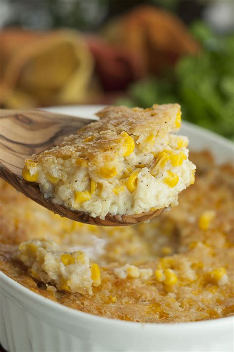 Old-Fashioned Creamed Corn Casserole | Wishes and Dishes