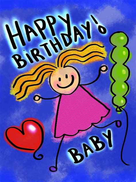 Happy Birthday Baby Girl - Happy Birthday Wishes, Memes, SMS & Greeting eCard Images