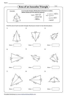 40 isosceles triangle theorem worksheet - Worksheet Master