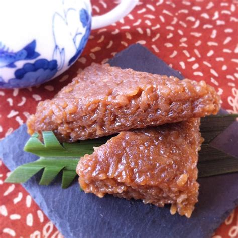 Homemade #wajik! This indulgent #indonesian snack is a cake made with # ...