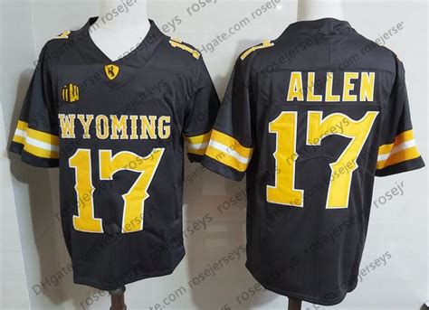 josh allen wyoming jersey brown - Dante Cronin