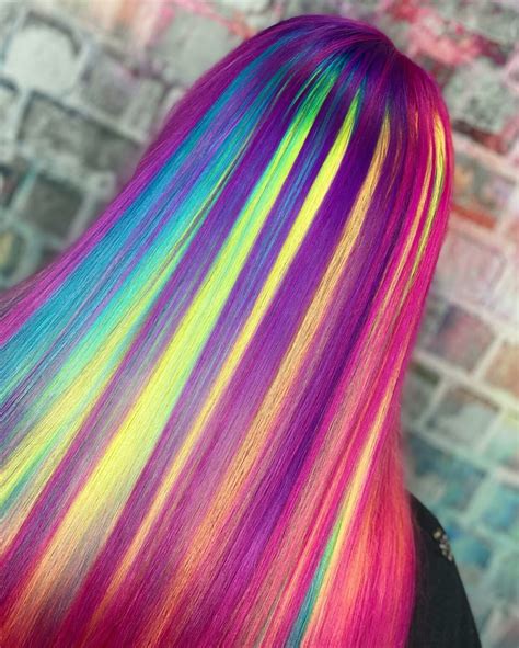 35+ Neon Rainbow Hair Ideas: Vibrant Vibes For Your Hair