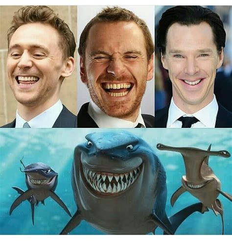 funny, michael fassbender and tom hiddleston - image #7289314 on Favim.com