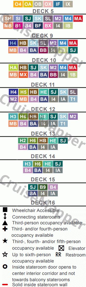 Norwegian Prima deck 9 plan | CruiseMapper