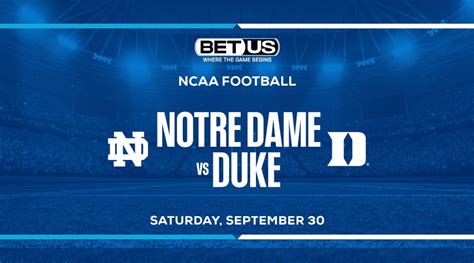 Notre Dame vs Duke: College Football Lines, Picks, Predictions Lean To Irish