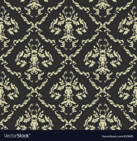 Seamless baroque pattern Royalty Free Vector Image