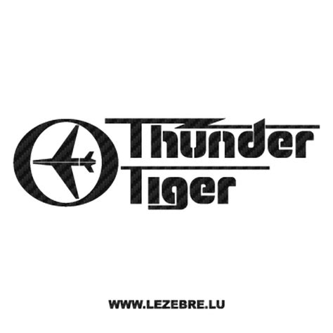 Thunder Tiger Logo Carbon Decal