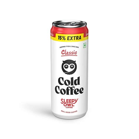 Sleepy Owl Classic Cold Coffee Can Price - Buy Online at ₹113 in India