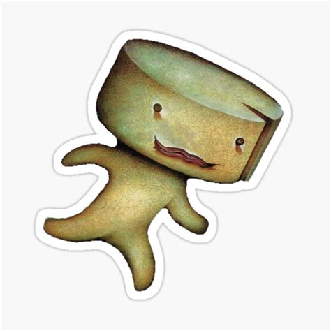 "The Stinky Cheese Man" Sticker for Sale by marchesealli | Redbubble