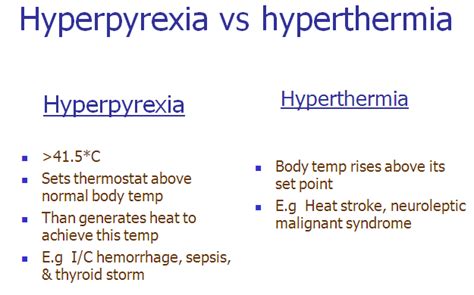 hyperpyrexia vs hyperthermia – Dr Rajiv Desai