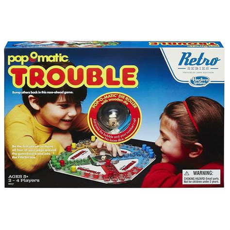 Hasbro Gaming: Retro Series - Trouble Board Game - Walmart.com ...