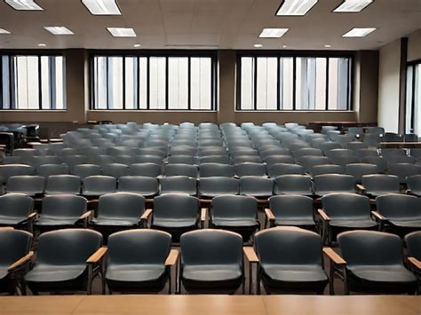 Premium AI Image | Empty Seats in Classroom or Conference Room