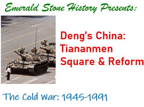 Deng Xiaoping, Tiananmen Square and Opening up and Reform - Full Lesson | Teaching Resources