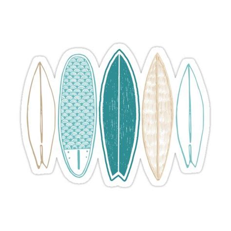 surfboard Sticker by emilybridget in 2021 | Surfboard stickers, Vinyl decal stickers, Stickers