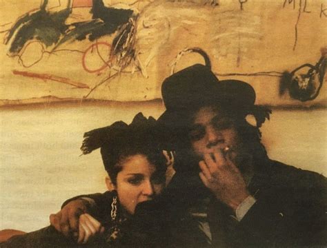 Madonna and Jean-Michel Basquiat (1982) | Jean michel basquiat, Artist, Basquiat