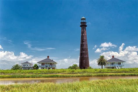 Port Bolivar Lighthouse Photograph by Victor Culpepper - Fine Art America