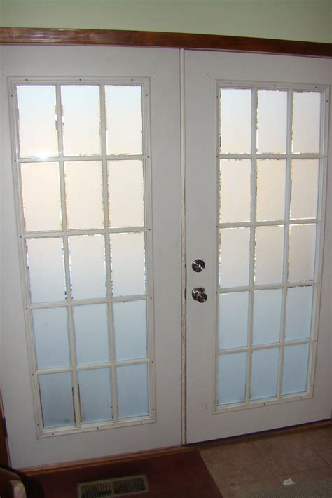 Frosted Glass on French Doors | Glass french doors, Interior double ...