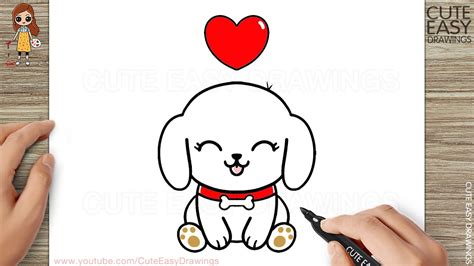 Learn How to Draw a Cute Puppy in Easy Steps - YouTube