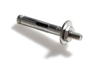 Stainless Steel Sleeve Anchor Hex Head 1/4-20" Diameter x 1 3/8" Length (Pack of 100): Amazon ...