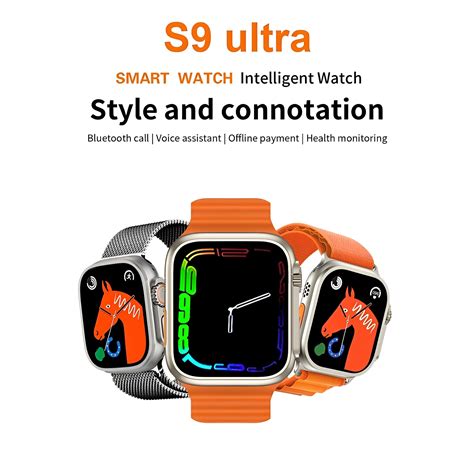 Smart Watch S9 Ultra Bluetooth Call Heart Rate Fitness Tracker With 3 ...