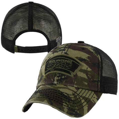 Spurs Camo | Trucker hat, 47 brand, San antonio spurs