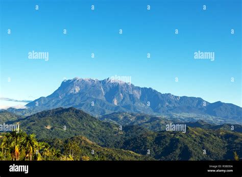 Mount Kinabalu national park scenery in Kundasang, Sabah Borneo ...