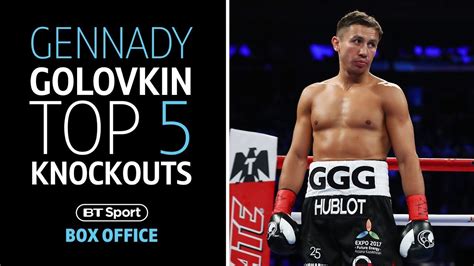 Gennady Golovkin: Top 5 biggest knockouts (Canelo v GGG 2) - YouTube