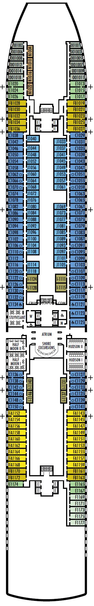 Koningsdam Deck Plans, Layouts, Pictures, Videos