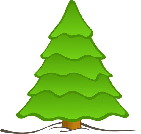 Evergreen Tree in the Snow clipart. Free download transparent .PNG ...