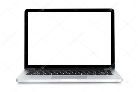 Laptop with blank screen — Stock Photo © karandaev #19988345