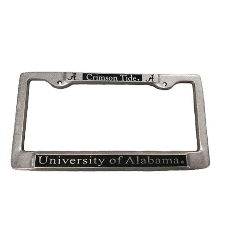 Bama | Alabama Pewter License Plate Frame | Alumni Hall