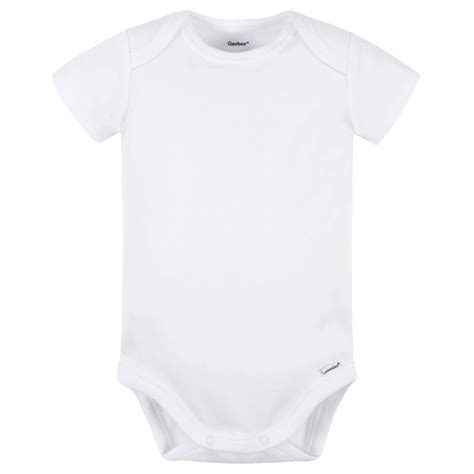 5-Pack Baby White Onesies® Brand Premium Bodysuits – Gerber Childrenswear