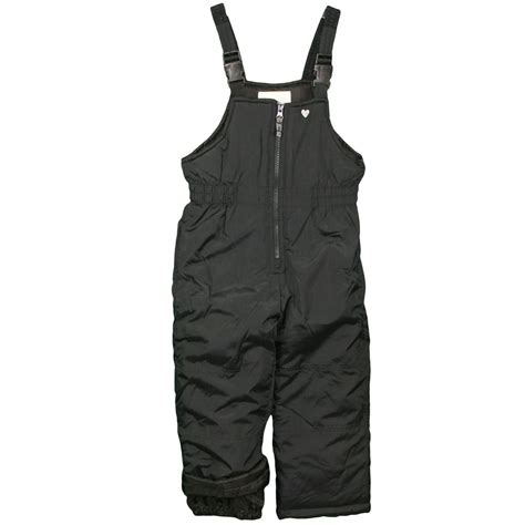 Carter's - Carter's Toddler Girls Snow Bib Overall Ski Pants Warm Winter Snow Pants Black 3T ...