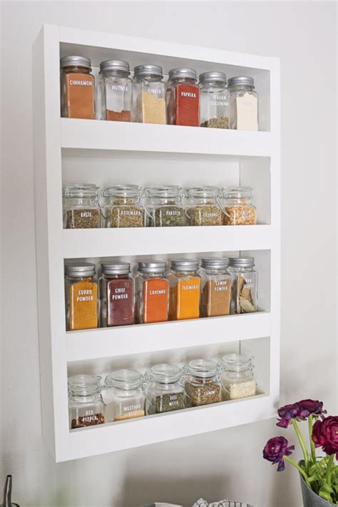 22 DIY Spice Rack Ideas To Spice Up Your Kitchen - TheHomeRoute