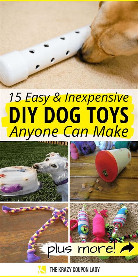 15 DIY Dog Toys Anyone Can Make in 2020 | Diy dog stuff, Diy dog toys ...