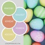 12 Easter Color Palette Ideas - Lemon Paper Lab