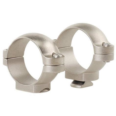 Leupold Standard 1" Diameter Low Scope Rings - Silver - Abide Armory