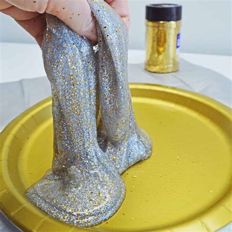 New Years Eve Glitter Slime - Ring in the New Year with Slime.