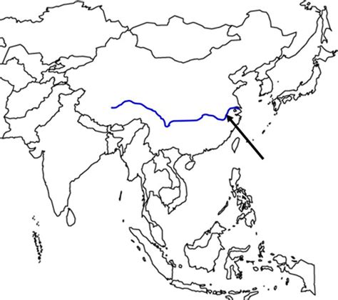 East Asia Physical Map Flashcards | Quizlet