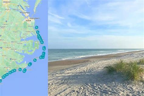 North Carolina Beaches Map With Live Cameras | Complete List