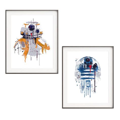 Star Character Cross Stitch Pattern Fantasy Cross Stitch Pattern Modern Watercolor Fan Art ...