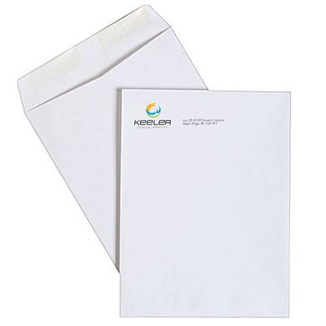 9×12 BUSINESS ENVELOPES – WHITE KRAFT | Zapp Worx Design